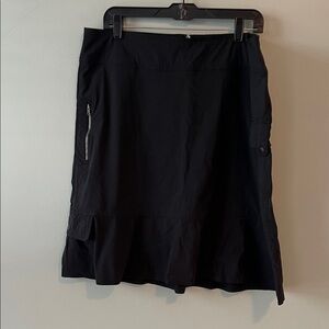 Royal Robbins Black A-Line Skirt with Zipper
